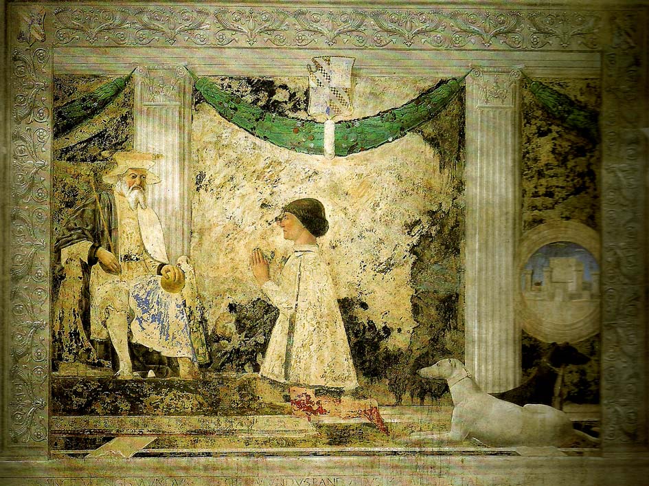 rimini, san francesco fresco and tempera